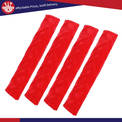 Pcs plush red auto - red, seat