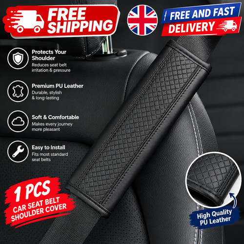Leather car seat belt - pu,