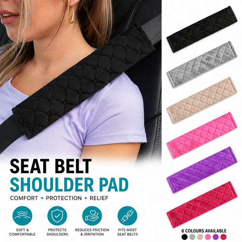 Car seat belt pads - car,