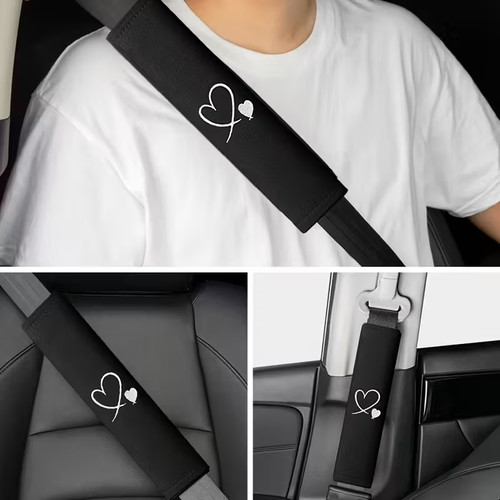 Car seat belt cover pads - car,
