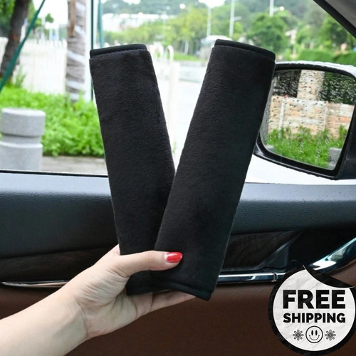 Car seat belt cover pads - 2x,
