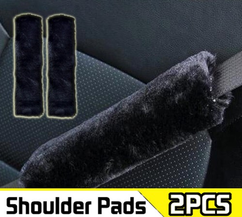 Car seat belt cover fluffy - 2x,